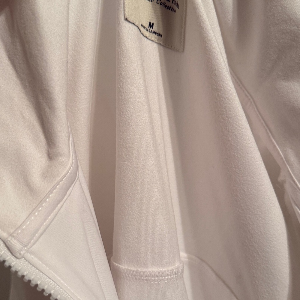 Abercrombie & Fitch White Bomber Jacket - Picture 5 of 5